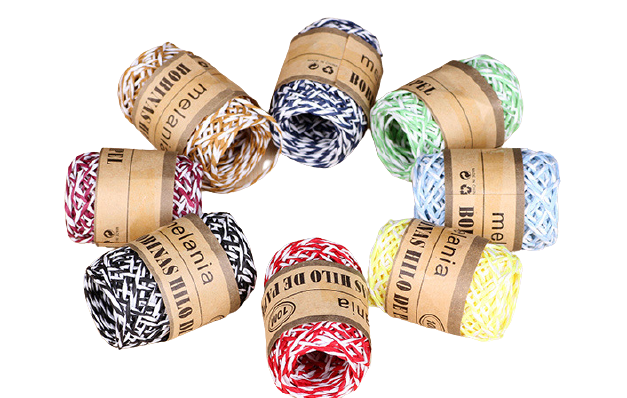 2 stands twisted Paper cord rope